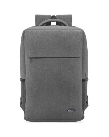 Mochila aisens asbg-bp081-gr para portátiles hasta 17'/ gris