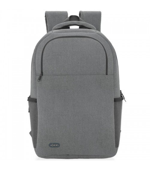 Mochila aisens premium asbg-bp083-gr para portátiles hasta 15.6'/ gris