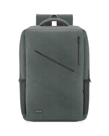 Mochila aisens urbana y de oficina asbg-bp085-gr para portátiles hasta 15.6'/ gris