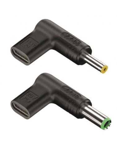 Pack 2 clavijas para portátil toshiba ngs bud-t/ dc - usb tipo-c