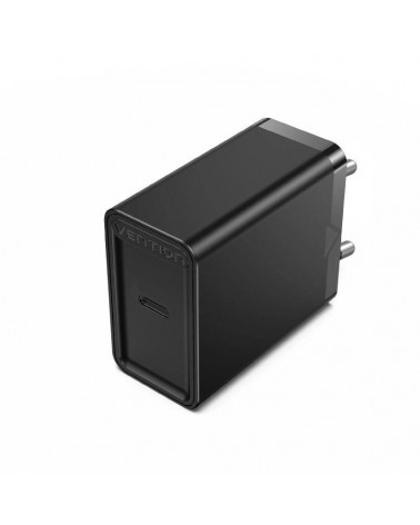 Cargador de pared vention fadb0-eu/ 1xusb tipo-c/ 20w
