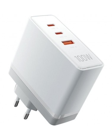 Cargador de pared vention fegw0-eu/ 2xusb tipo-c/ 1xusb/ 100w
