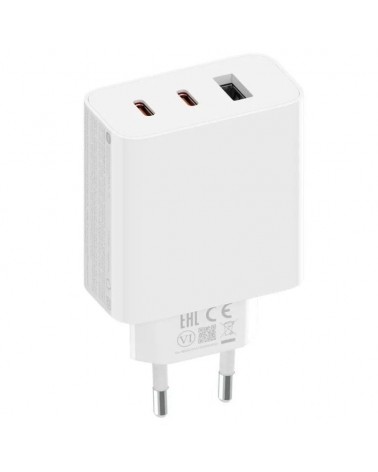 Cargador de pared xiaomi 67w gan charger 2c1a 2xusb tipo-c/ 1xusb/ 67w
