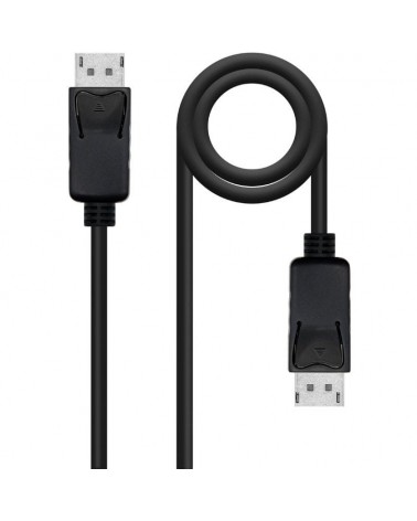 Cable displayport nanocable 10.15.2701-l150/ displayport macho - displayport macho/ 1.5m/ negro