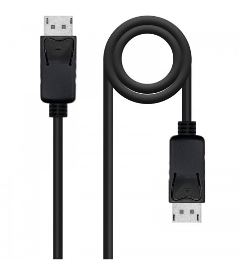 Cable displayport nanocable 10.15.2702/ displayport macho - displayport macho/ 2m/ negro
