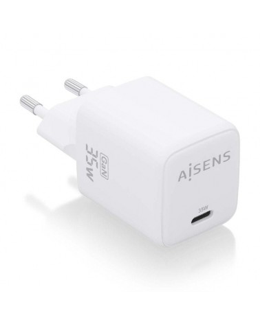 Cargador gan de pared aisens asch-35w1p016-w/ 1xusb tipo-c/ 35w