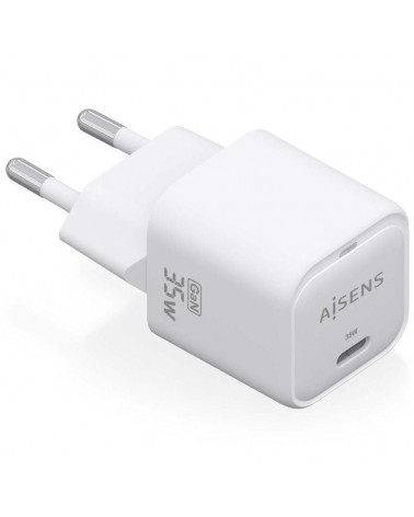 Cargador gan de pared aisens asch-35w1p022-w/ 1xusb tipo-c/ 35w