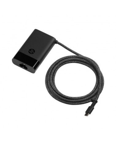 Cargador original de portátil hp 671r2aa usb tipo-c/ 65w/ automático/ voltaje 5-20v