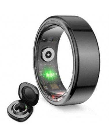 Anillo inteligente ksix saturn s/ notificaciones/ frecuencia cardíaca/ negro