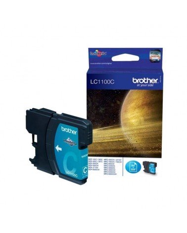 Cartucho de tinta original brother lc-1100c/ cian
