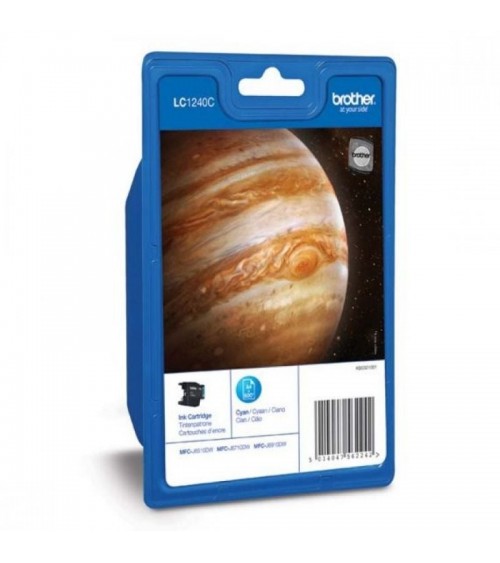 Cartucho de tinta original brother lc-1240c/ cian