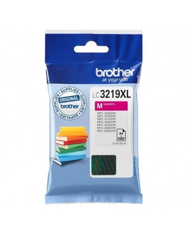 Cartucho de tinta original brother lc-3219m xl alta capacidad/ magenta
