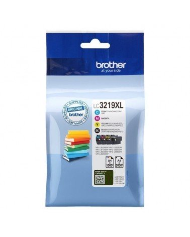 Cartucho de tinta original brother lc-3219xl alta capacidad multipack/ cian/ magenta/ amarillo/ negro