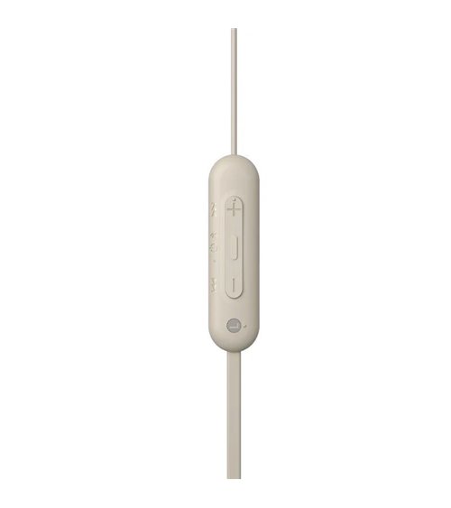 Auriculares inalámbrico intrauditivos sony wi-c100/ con micrófono/ bluetooth/ beige
