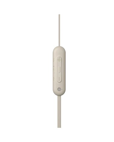 Auriculares inalámbrico intrauditivos sony wi-c100/ con micrófono/ bluetooth/ beige