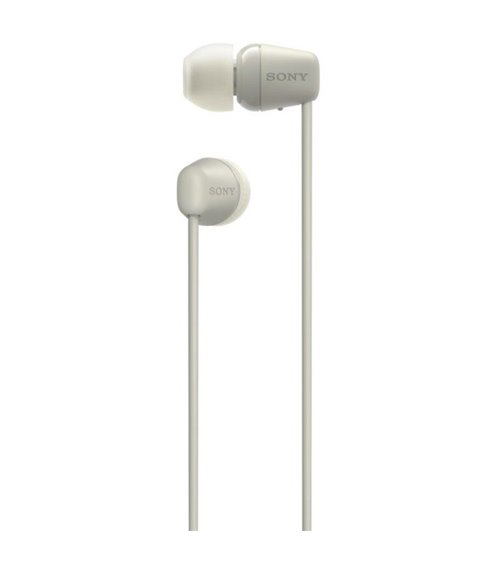 Auriculares inalámbrico intrauditivos sony wi-c100/ con micrófono/ bluetooth/ beige