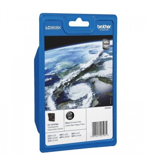 Cartucho de tinta original brother lc-985 v2/ negro