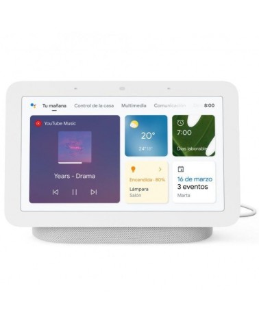 Altavoz inteligente google nest hub (2ª generación) tiza