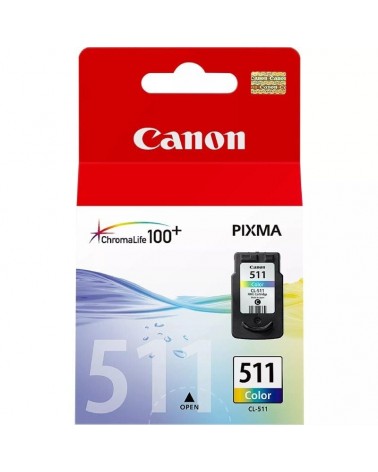 Cartucho de tinta original canon cl-511/ tricolor