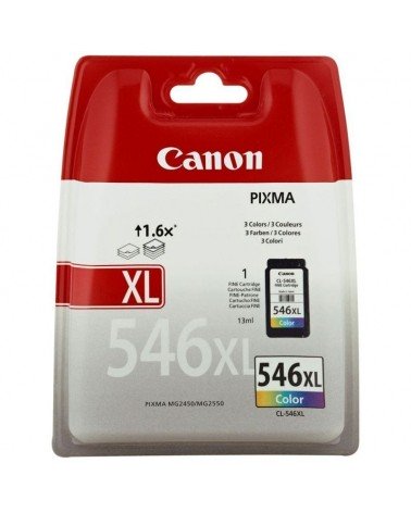 Cartucho de tinta original canon cl-546xl alta capacidad/ tricolor