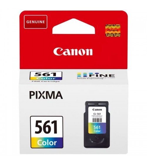 Cartucho de tinta original canon cl-561/ tricolor