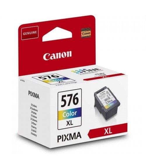 Cartucho de tinta original canon cl-576xl alta capacidad/ tricolor