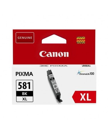 Cartucho de tinta original canon cli-581bkxl alta capacidad/ negro