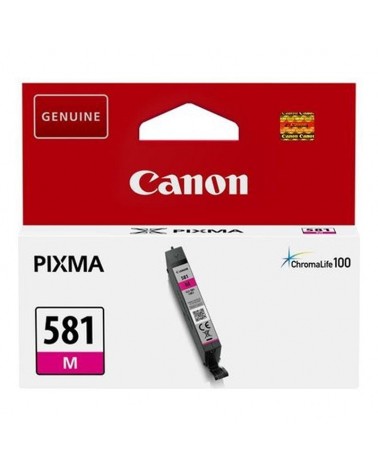 Cartucho de tinta original canon cli-581m/ magenta