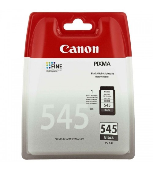 Cartucho de tinta original canon pg-545/ negro