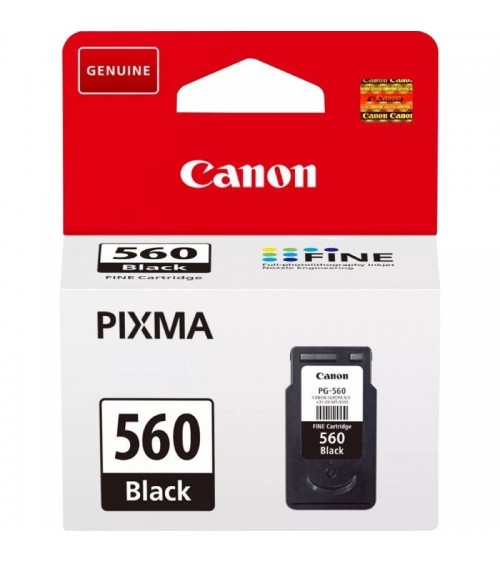 Cartucho de tinta original canon pg-560/ negro