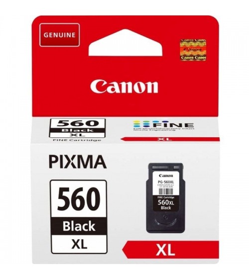 Cartucho de tinta original canon pg-560xl alta capacidad/ negro