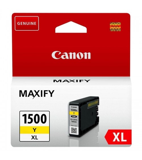 Cartucho de tinta original canon pgi-1500xl alta capacidad/ amarillo