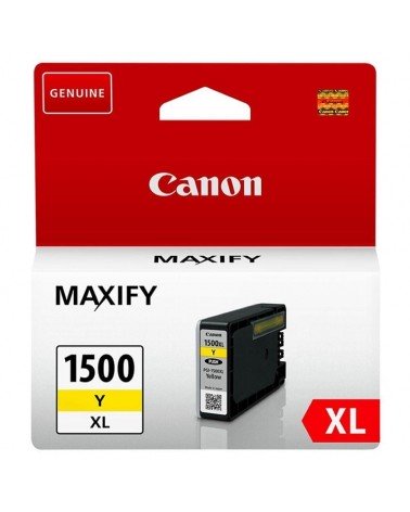 Cartucho de tinta original canon pgi-1500xl alta capacidad/ amarillo