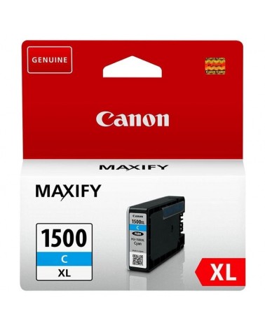 Cartucho de tinta original canon pgi-1500xl alta capacidad/ cian