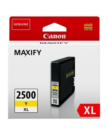 Cartucho de tinta original canon pgi-2500xl alta capacidad/ amarillo
