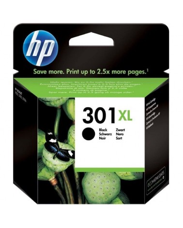 Cartucho de tinta original hp nº301 xl alta capacidad/ negro
