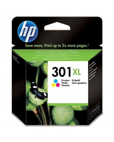 Cartucho de tinta original hp nº301 xl alta capacidad/ tricolor