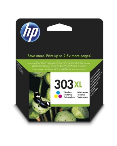 Cartucho de tinta original hp nº303 xl alta capacidad/ tricolor
