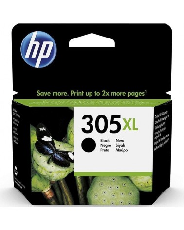 Cartucho de tinta original hp nº305 xl alta capacidad/ negro
