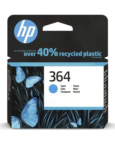 Cartucho de tinta original hp nº364/ cian