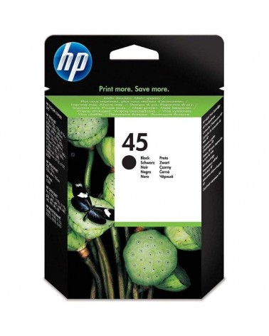 Cartucho de tinta original hp nº45/ negro