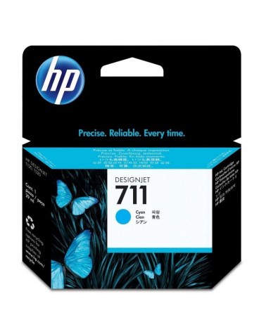 Cartucho de tinta original hp nº711/ cian