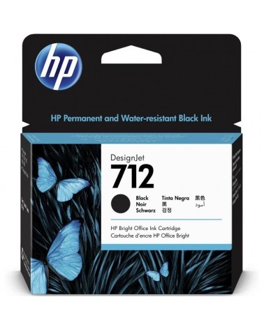 Cartucho de tinta original hp nº712/ negro
