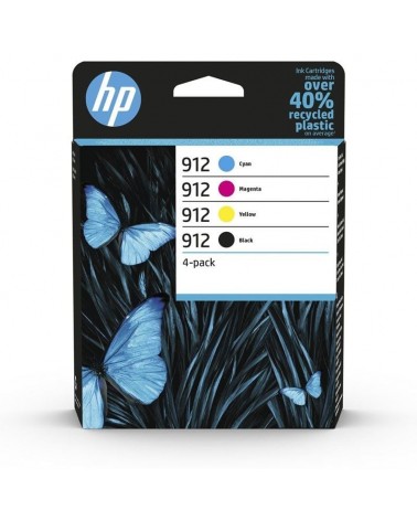 Cartucho de tinta original hp nº912 multipack/ negro/ magenta/ cian/ amarillo