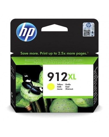 Cartucho de tinta original hp nº912 xl alta capacidad/ amarillo