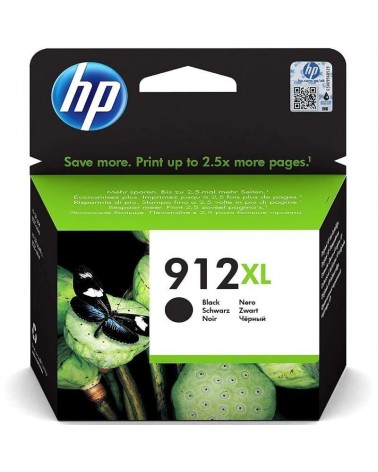 Cartucho de tinta original hp nº912 xl alta capacidad/ negro