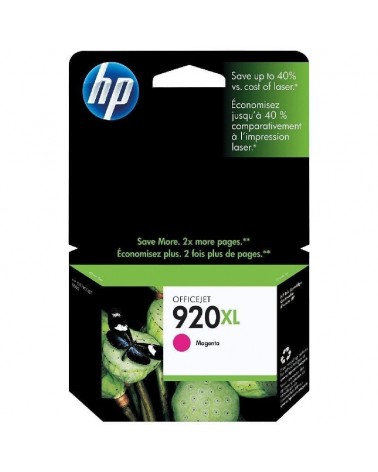 Cartucho de tinta original hp nº920 xl alta capacidad/ magenta