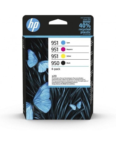 Cartucho de tinta original hp nº950 + nº951 cian/ magenta/ amarillo/ negro