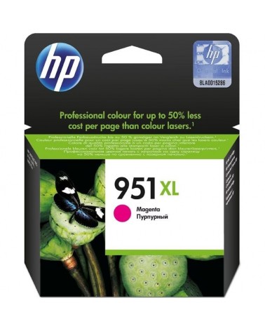 Cartucho de tinta original hp nº951 xl alta capacidad/ magenta