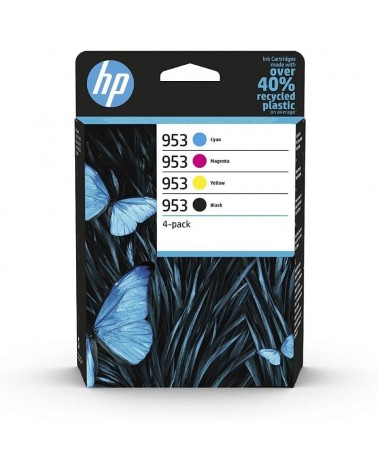 Cartucho de tinta original hp nº953 multipack/ cian/ magenta/ amarillo/ negro
